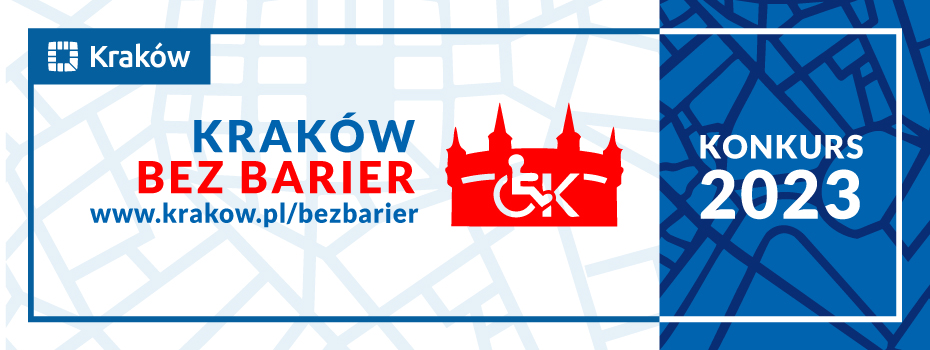 Plakat Kraków bez barier - konkurs 2023