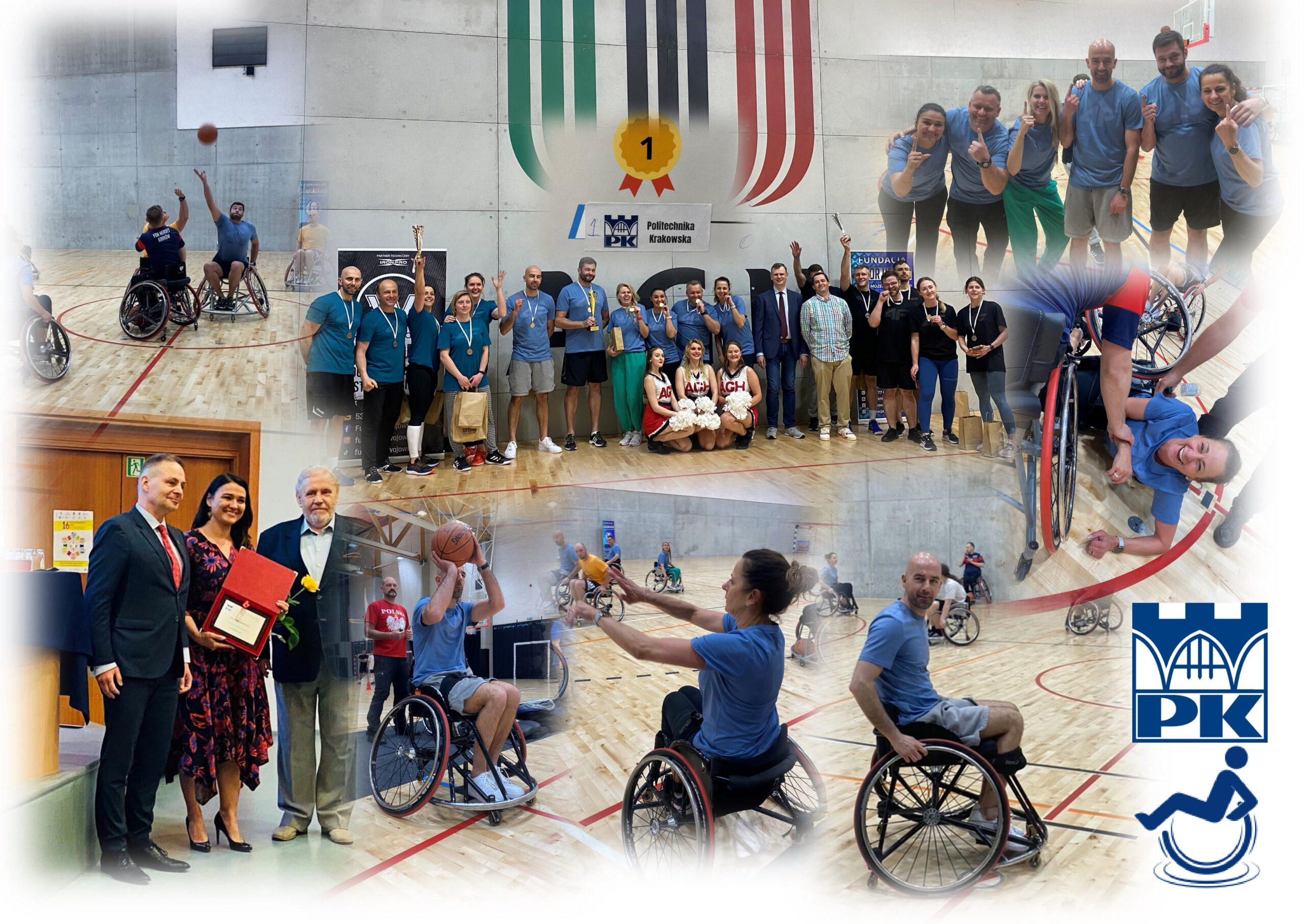Wręczenie nagród Integralia i zwycięstwo w Turnieju koszykówki na wózkach